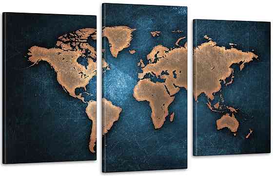 Модульна картина Карта Світу Art-142_3 Київ