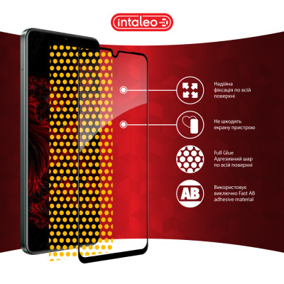 Стекло защитное Intaleo Full Glue Realme C61 Black (1283126594052) Винница - изображение 7