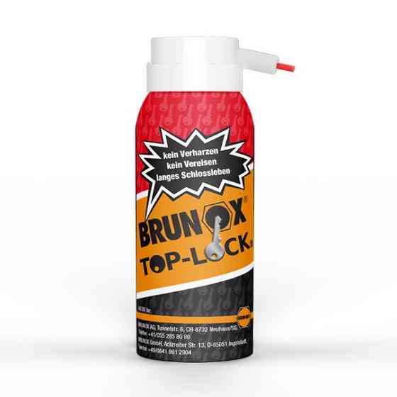 Мастило для замків і петель, спрей Brunox Top Lock 100ml Киев