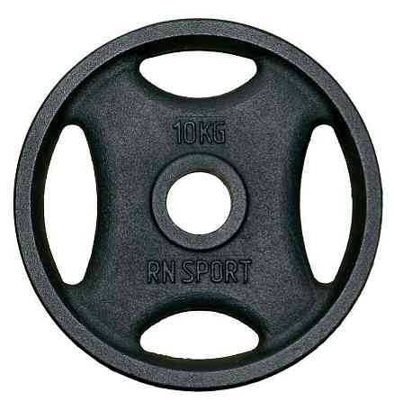 Диск чавунний 10 кг на гриф 50 мм Гантелі, гирі, штанги та диски металевий Київ