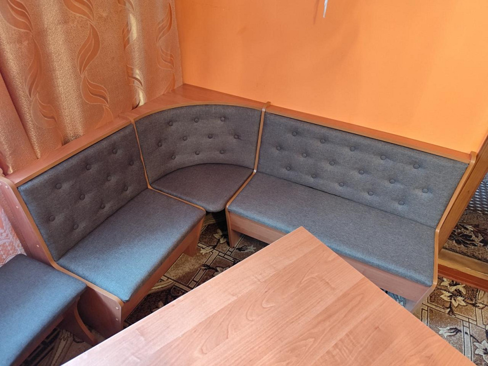 Уголок на кухню со столом 154х114 см Ольха (комплект угол и стол без табуреток!) Львов - изображение 5