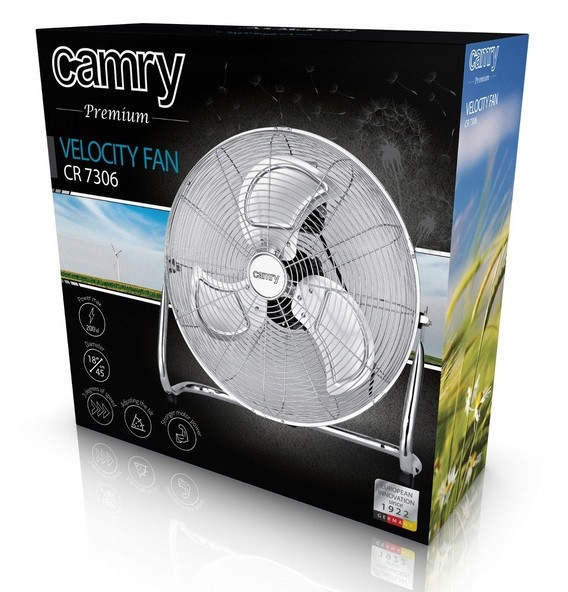 Підлоговий циркуляційний вентилятор діаметр 45 см 3 швидкості Camry CR (7306) 110 Вт Нововолинськ - фото 7