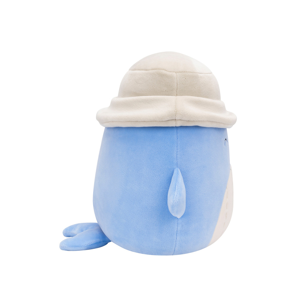 М'яка іграшка Squishmallows – Синій кит Самір у панамі (19 cm) Днепр - изображение 5
