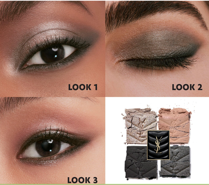 Тени для век Yves Saint Laurent Couture Mini Clutch Eyeshadow Palette 700 Over Noir Славянск - изображение 5