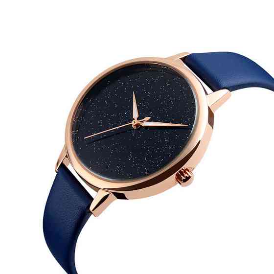 Женские часы Skmei 9141 Moon (Синий) Винница