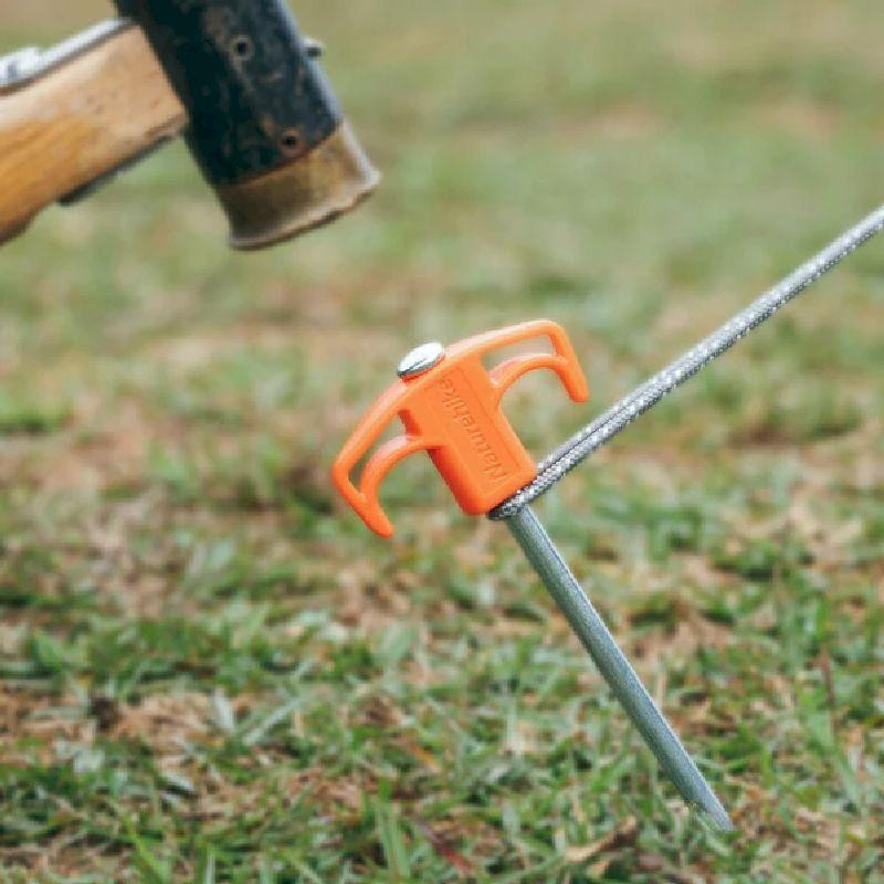 Кілки металеві Naturehike NH21YW133, 25 см, помаранчеві 2 шт. Київ - фото 2