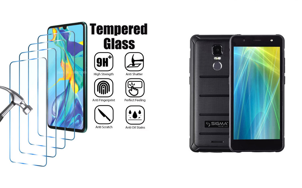 Захисне скло ArmorGlass для Sigma mobile X-Treme PQ37 – стійке до подряпин та ударів Київ - фото 1