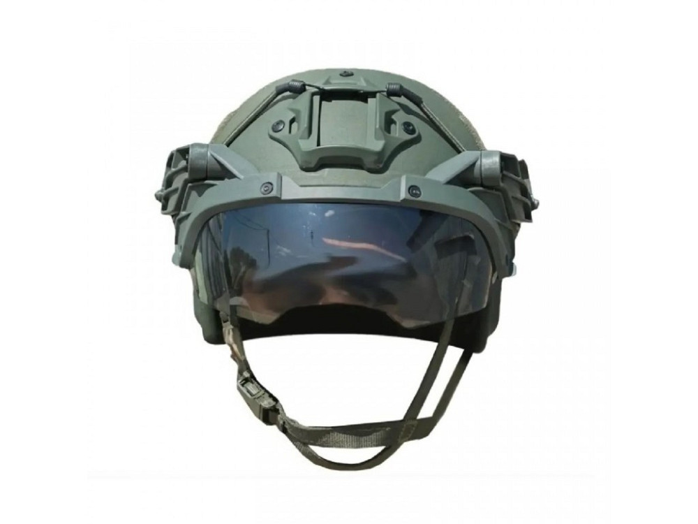 Тактические флип очки для шлема с прозрачными линзами маска защитная на глаза каску Олива Одесса - изображение 5