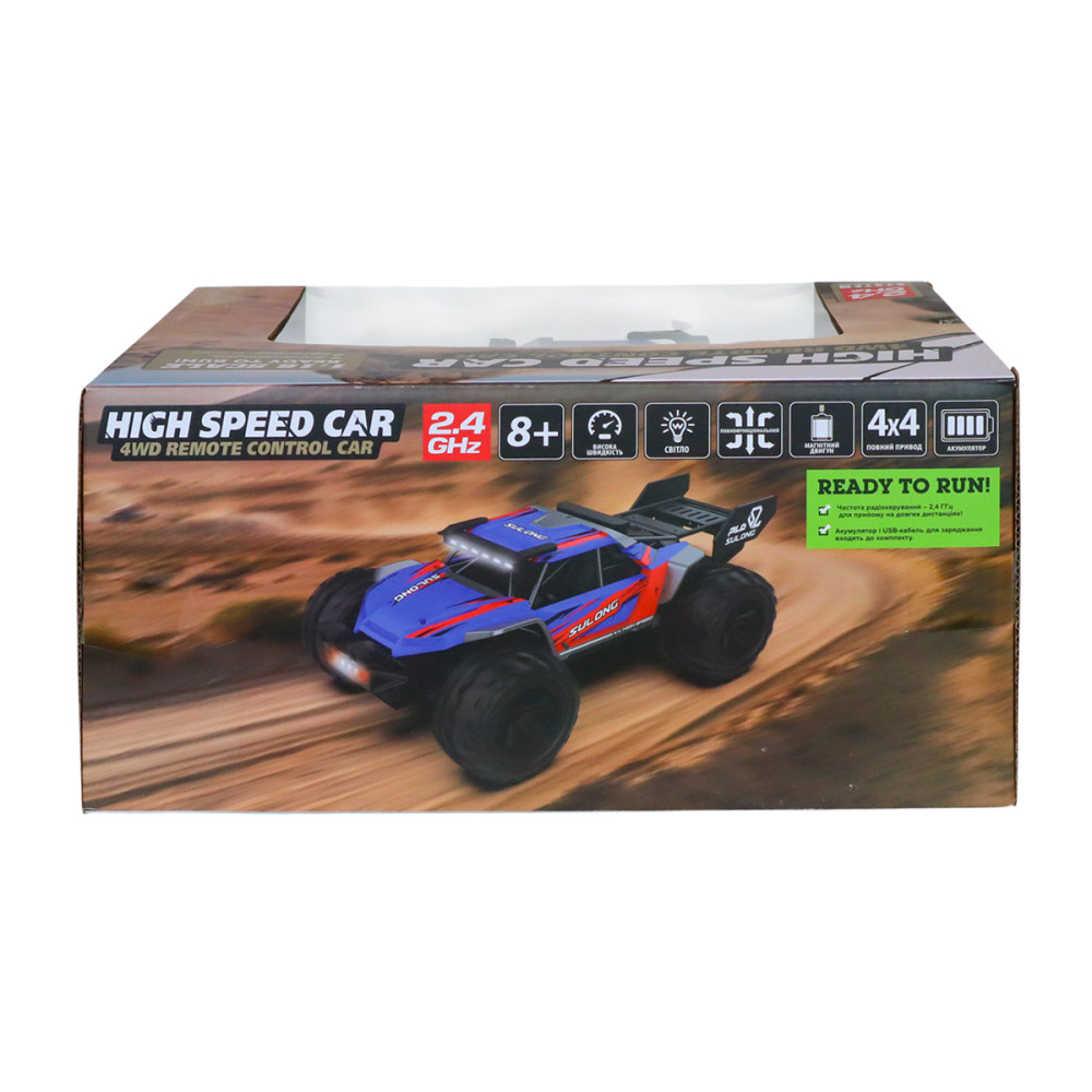 Автомобіль Off-road на р/к – High Speed (синій, 1:16) Дніпро - фото 16