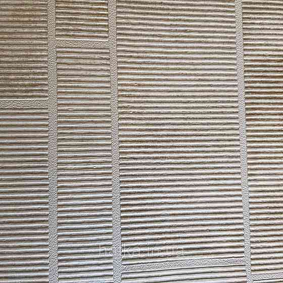 Обои виниловые на флизелине Rasch Factory 0.53х10,05 геометрия полосы фигуры структурные бело молочные 428209 Киев