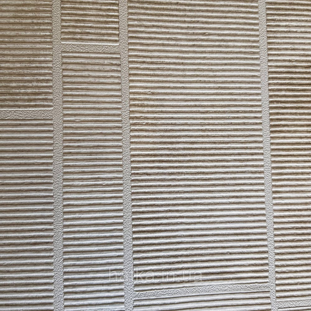 Шпалери вінілові на флізелін Rasch Factory 0.53х10,05 геометрія смуги фігури структурні біло молочні 428209 Київ - фото 1