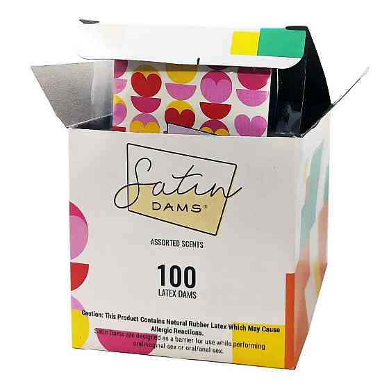 Набір латексних серветок Satin Dams Assorted 100 шт Sex Aura Київ