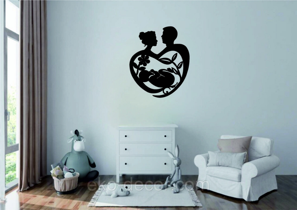 Декоративное настенное Панно «Маленькое счастье» Декор на стену 90*75 см, Черный Киев - изображение 6