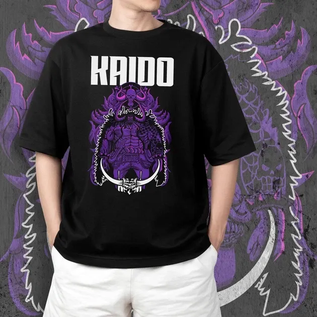 Футболка для подростка мальчика с принтом Ван Пис Kaido Размер 160 Anime10199 Днепр - изображение 3