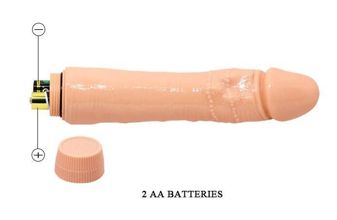 Вібратор реалістик BARBARA 9.5" Dybbuk MULTI-SPEED VIBRATOR, BW-001071R Sex Aura Київ - фото 8