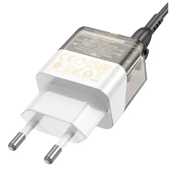 Зарядний пристрій Borofone Scenery BA80A 220В 20Вт з USB, підтримка швидкого заряджання QC3.0 Quick Charge Одеса - фото 19