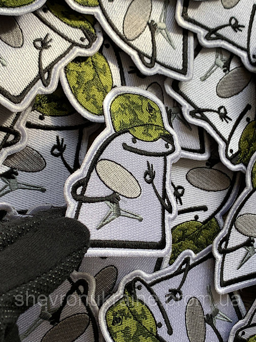 Шеврон флорк связист (Форма контурная. На липучке) Размер 9x7.7см Киев - изображение 5