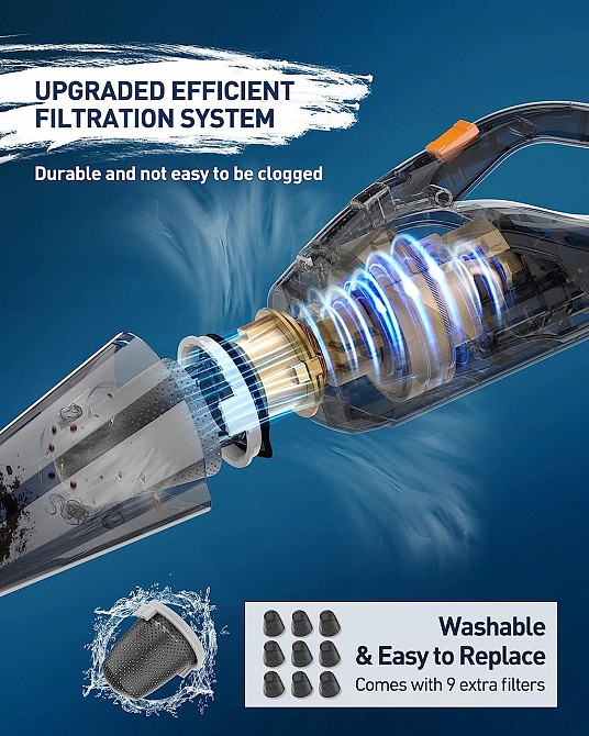 Б/У Вертикальний пилосос без мішка HIHHY H-611 600 ВТ Дніпро - фото 5