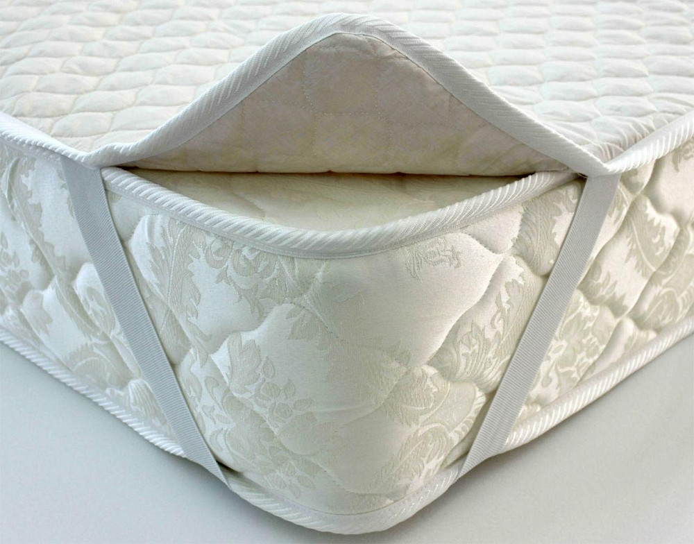 Ecotton Наматрацник Ecotton 90х200 см захисний антиалергенний з резинкою по кутах бежевий молоч Коломия - фото 1