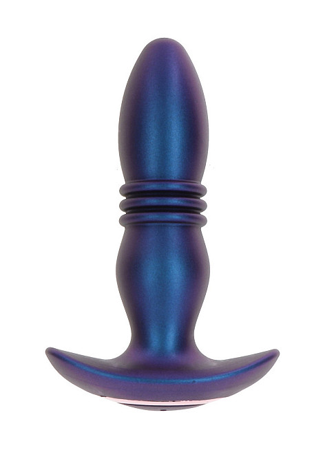 Анальная пробка с вибрацией и фрикциями Toy Joy The Tough, с пультом, синий Sex Aura Киев - изображение 1