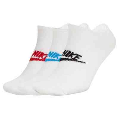 Шкарпетки Nike U NK NSW EVERYDAY ESSENTIAL NS 3PR SK0111-911 34-38 3 пари Білий/Мультиколор (193153923187) Вінниця