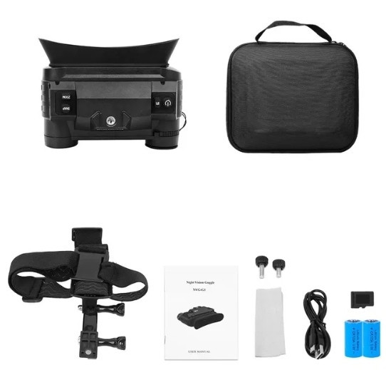 Прилад нічного бачення G1 4.5х 1920x1080P 940nm із кріпленням на голову + карта 32Гб Вінниця - фото 10