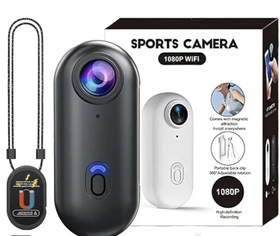 Спортивна екшн-камера Full HD 1080P 30 FPS, Wi-Fi, кут 140°, H.264, акумулятор 800 мАг, MicroSD до 256 ГБ Київ