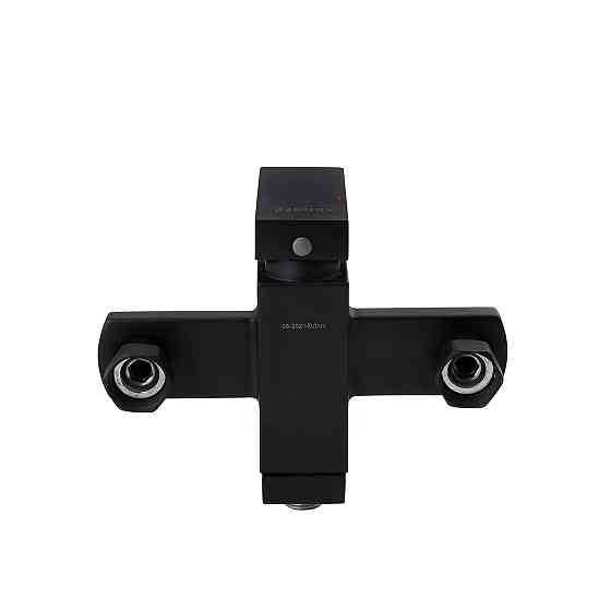 Змішувач для ванни з душовим гарнітуром Kroner KRP Edelstahl Kubus - SCH060 чорний Київ