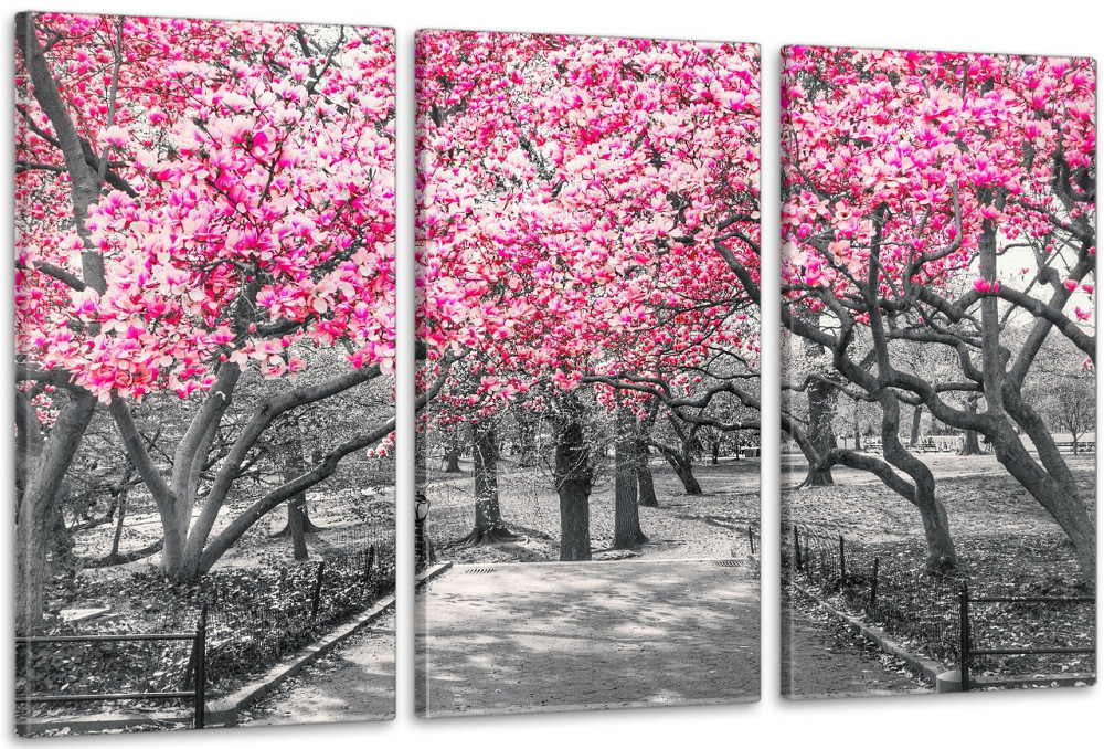 Модульная картина в гостиную / спальню   Магнолія   ART-230_3A 70х130 см Киев - изображение 1