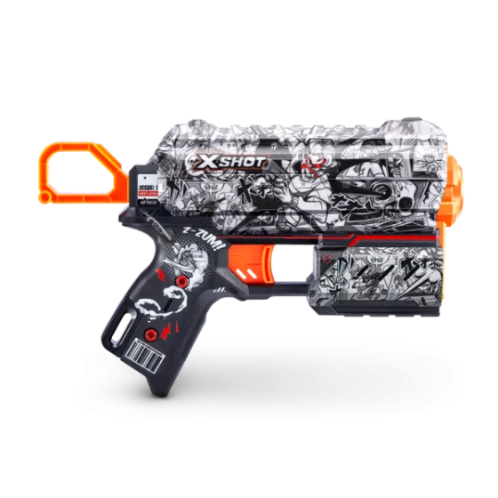 Швидкострільний бластер X-Shot Skins Flux Illustrate 8 патронів (36516D) Харків