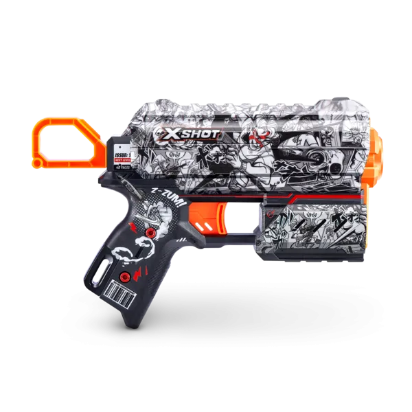 Швидкострільний бластер X-Shot Skins Flux Illustrate 8 патронів (36516D) Харків - фото 2