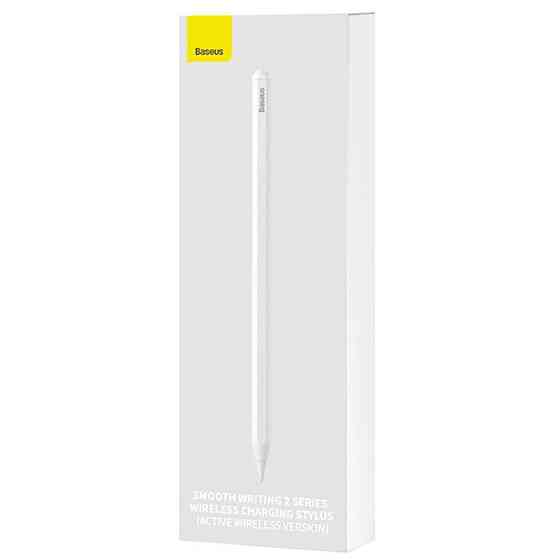 Стилус Baseus Smooth Writing 2 Series Dual Charging Stylus Active Wireless Version, Moon White Одеса