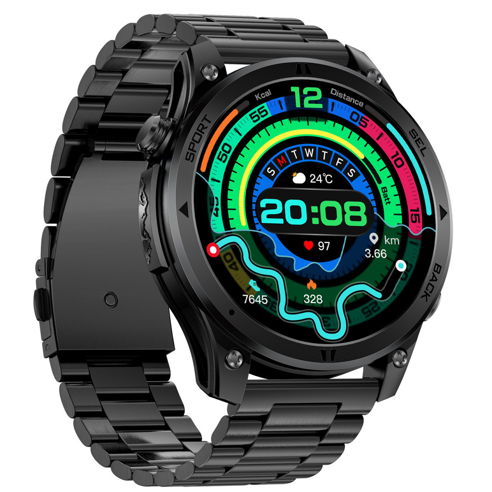 Розумний смарт-годинник Smart Optimus GPS Rubber з компасом (2 ремінці) Вінниця - фото 3