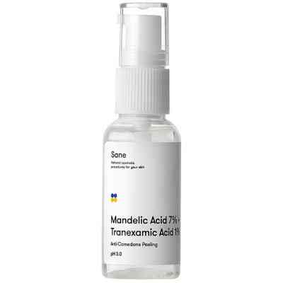 Пілінг для обличчя Sane Mandelic Acid 7% + Tranexamic Acid 1% З мигдальною кислотою 30 мл (4820266830434) Вінниця
