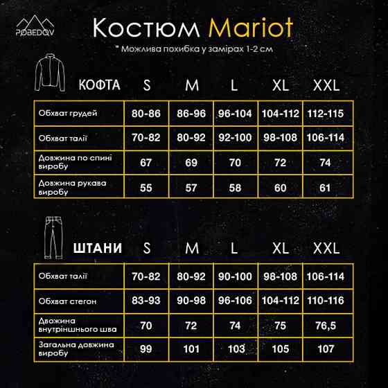 Темно-сірий костюм зимовий флісовий. Чоловічий теплий костюм Pobedov Mariot Київ