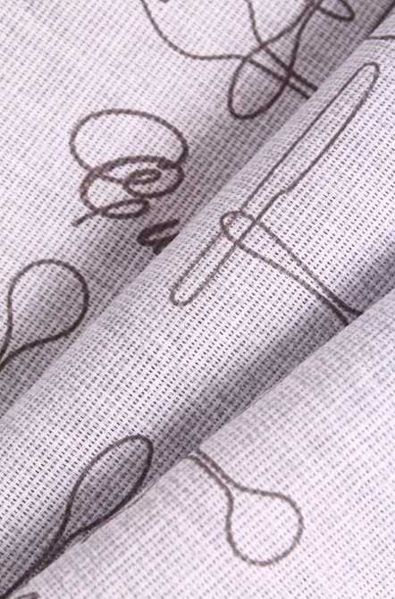 Ecotton Скатертина Ecotton 150х180 см бавовняна з рогожки біла світло-сіра 30161-1 Шеф-повар Київ - фото 3