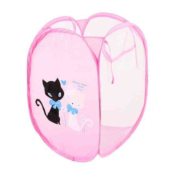 Кошик-сітка для іграшок 10-76(Pink) з малюнком, 48х25 см Вінниця