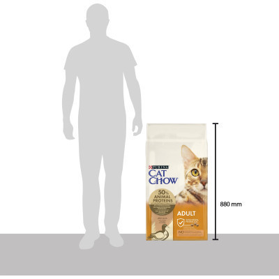 Сухой корм для кошек Purina Cat Chow Adult с уткой 15 кг (7613035394889) Винница - изображение 8