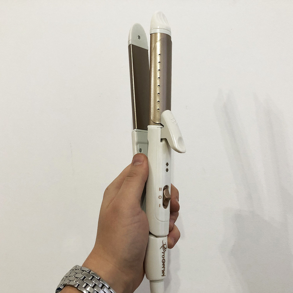 Широка праска для випрямлення волосся GEMEI GM-2961, Випрямляч для гладкості волосся BL-80 Івано-Франківськ - фото 4