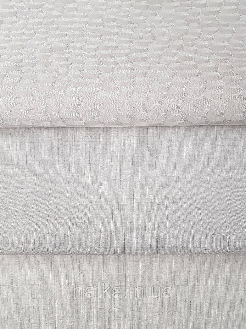 Шпалери метрові вініл на флізелін Erismann Nature soul листя маленькі під луску структурні білі срібло 3д Київ - фото 2