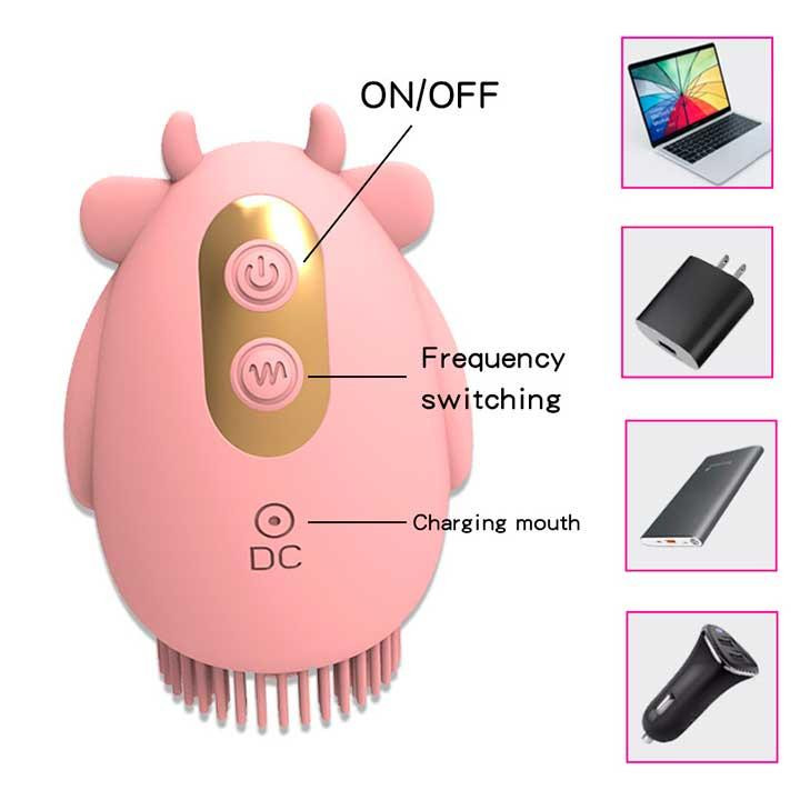 Клиторальный двусторонний вибратор-вуманайзер 