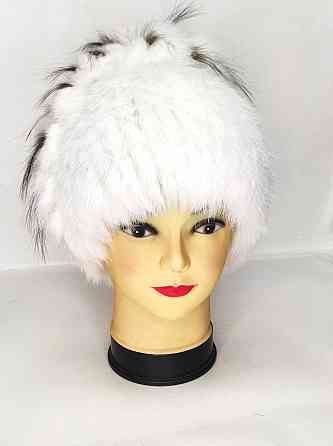 Шапка меховая женская водопад Rex Кристина Белый Харьков