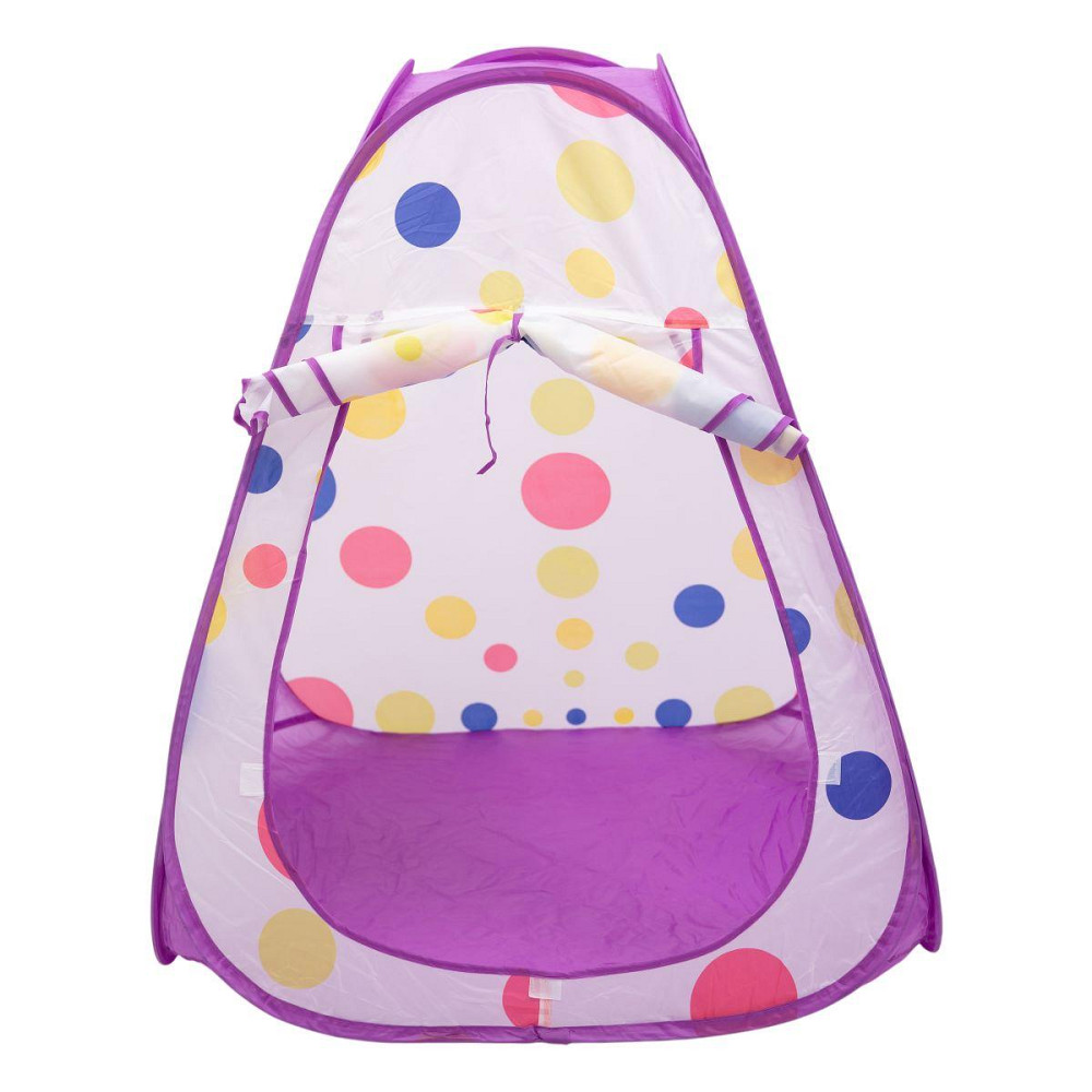 Палатка детская 3 в 1 70×70×90 см игровая палатка з тоннелем и бассейном Фиолетовая HP-S-4NDV Киев - изображение 3