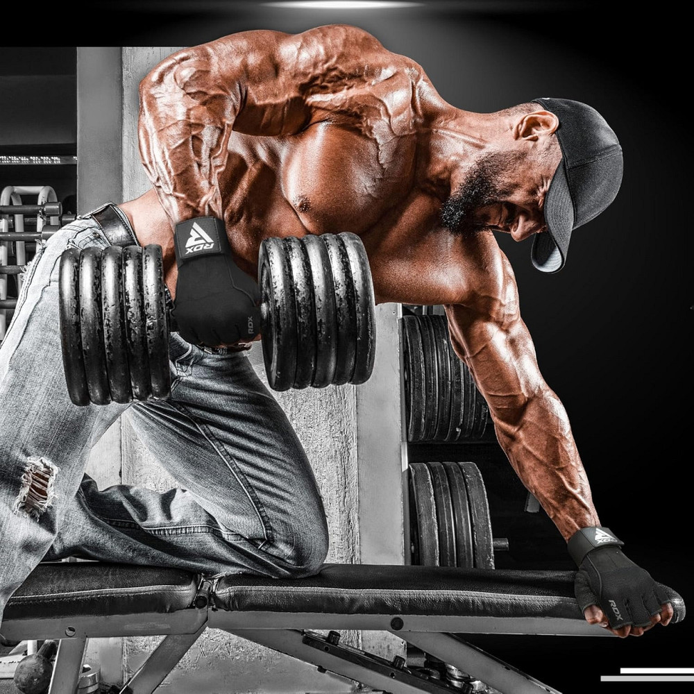 Рукавички для фітнесу RDX  W3 BLACK WITH EVA PADDING-S Кам'янське - фото 7