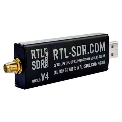 Плата SDR приймач RTL-SDR V4, RTL2832U R828D, 500кГц–1.76ГГц, АЦП 8біт Київ