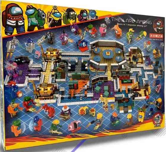 Дитячий конструктор Among Us Великий космічний шатл 1488 деталей. Київ