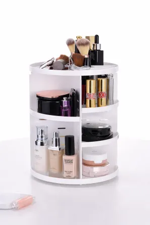 Поворотный органайзер для косметики 360 Rotation Белый Коломия