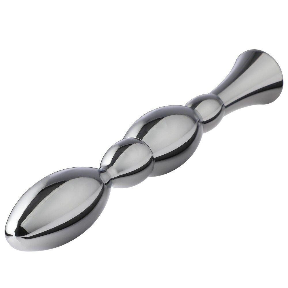 Металевий анальний плаг для секс-машин Hismith Bullet Anal Toy, система KlicLok Sex Aura Київ - фото 4