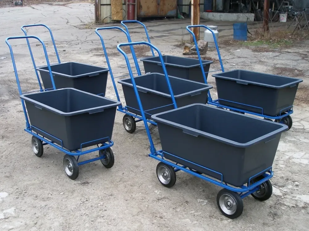 Тележка для дворника ЧТ-200Д четырехколесная для уборки территорий транспортировки инвентаря и мусора до 170кг Харьков - изображение 2