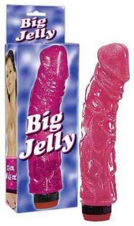 Вібратор Big Jelly Vibr.pink Sex Aura Київ